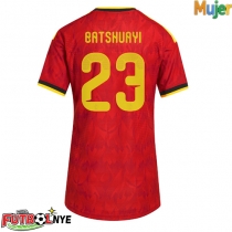 Camiseta Bélgica Michy Batshuayi #23 Primera Equipación para mujer Mundial 2026 manga corta
